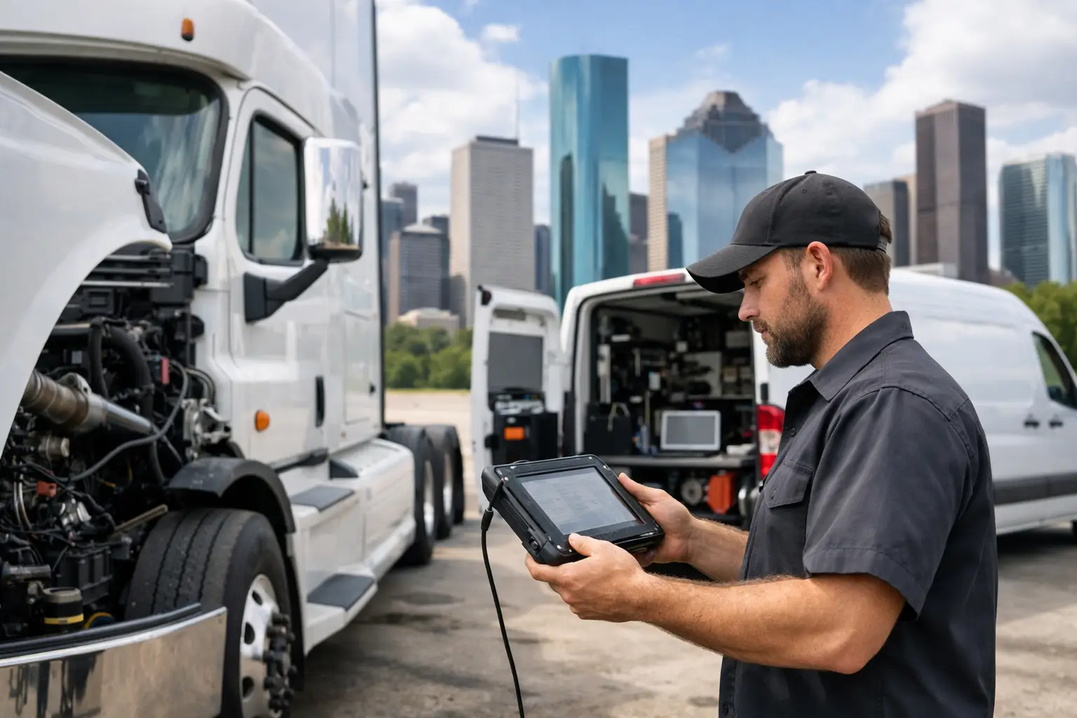 Mobile Truck Diagnostics Houston for Faster Uptime