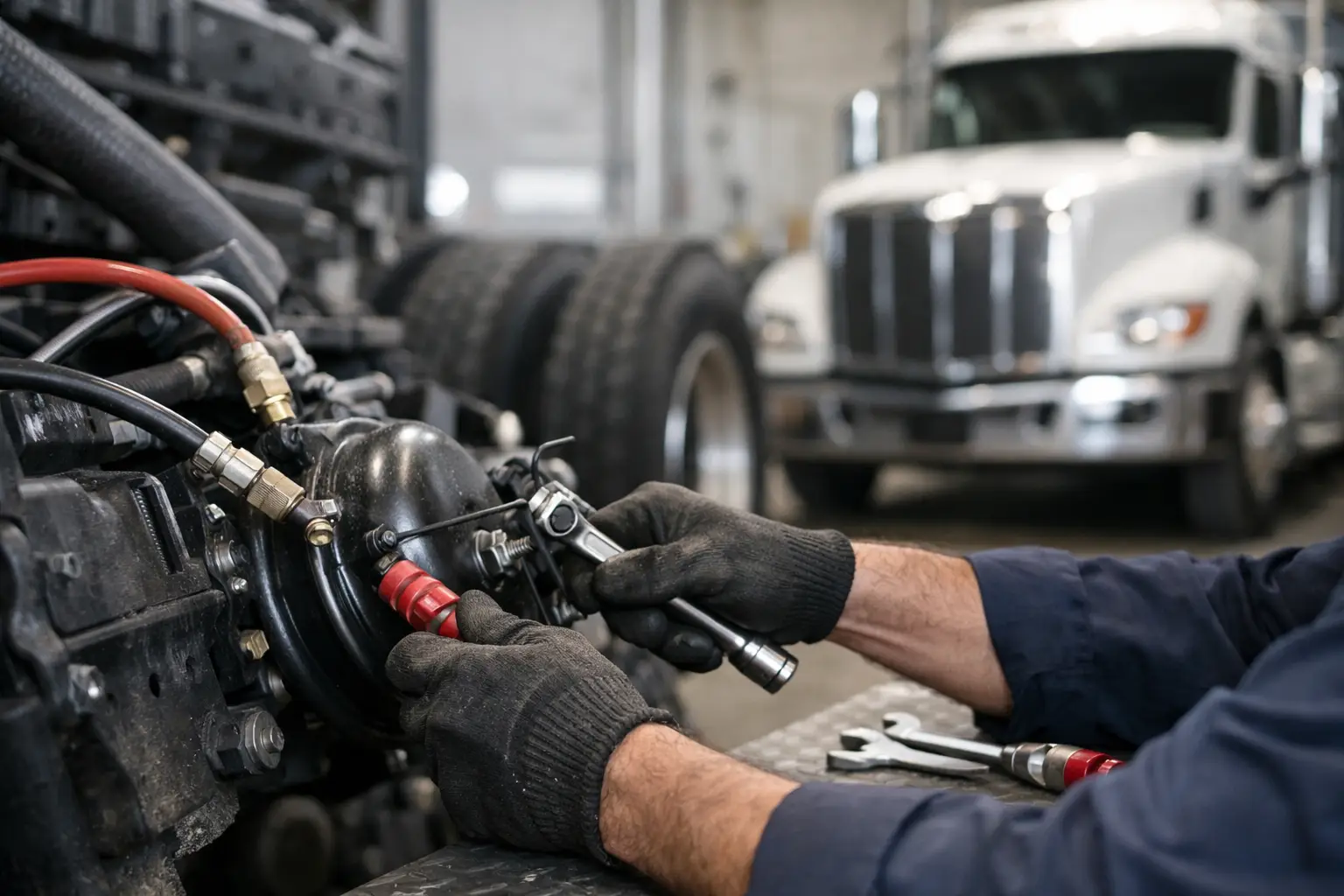 Air Brake Repair for Trucks Before Downtime