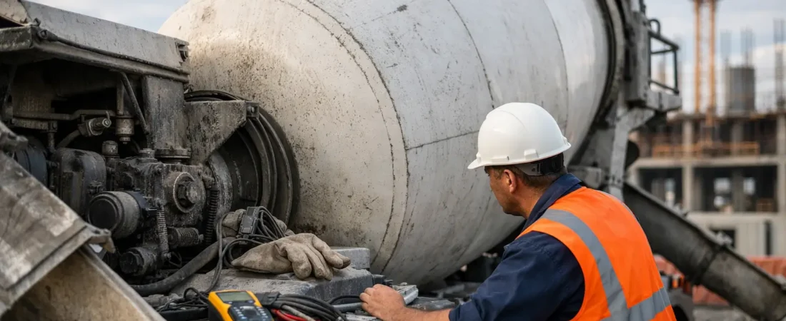 Concrete Mixer Drum Not Turning? Find the Fault