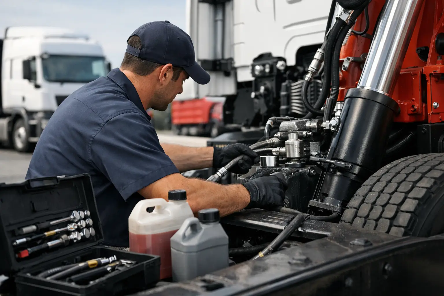 Hydraulic System Service for Trucks That Stay Working