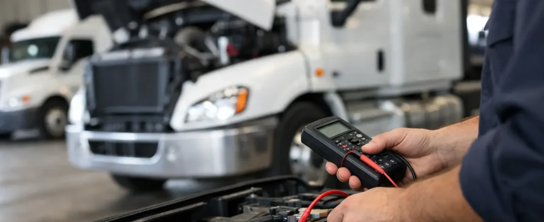 Truck Battery Drain Diagnosis for Fleet Uptime